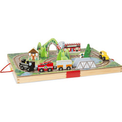 Melissa & Doug Φορητό Βαλιτσάκι Παιχνιδιού Σιδηρόδρομος 40140