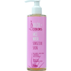 Aloe+ Colors Face Wash Sensitive Skin Gel Καθαρισμού Προσώπου 250ml