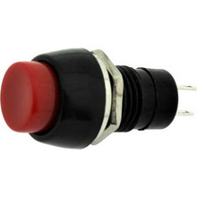Power Switch On/Off PBS-20A Red Μπουτόν Διακόπτης Τροφοδοσίας Στρογγυλός Κόκκινος Φ10