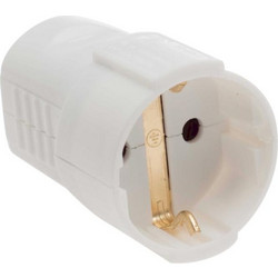 Ρευματοδότης σούκο λευκός 16Α 250V YC-DA-4