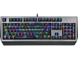Motospeed CK99 Μηχανικό Gaming Πληκτρολόγιο με Cherry MX Red Διακόπτες RGB Silver