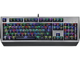 Motospeed CK99 Μηχανικό Gaming Πληκτρολόγιο με Cherry MX Red Διακόπτες RGB Silver