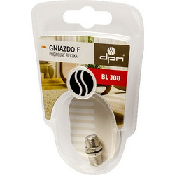 Μούφα κεραίας θηλυκή τύπου F Φ7,2mm 5906881186053