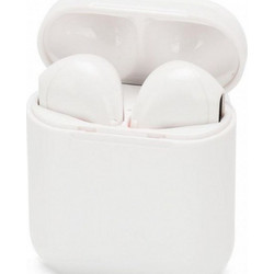 Aqura S10-Plus Ακουστικά Bluetooth Earbud White