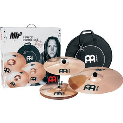 Meinl MB8-141620 - Σετ Πιατινιών 14'' Hi-Hat, 16'' Crash, 20'' Ride Medium, Θήκη Ώμου