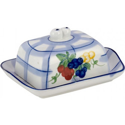 Βουτυριέρα Πυρίμαχη Πορσελάνης WM Collection 18x13εκ. N130/119 - WM COLLECTION - N130/119