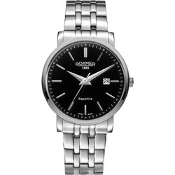 Roamer Classic Line Ανδρικό Ρολόι με Ασημί Μεταλλικό Μπρασελέ 709856415570