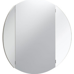 90078 ΚΑΘΡΕΠΤΗΣ SIMPLE ROUND-ΓΚΡΙ (80.00Χ2.00Χ80.00)