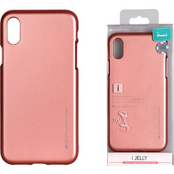 JELLY METAL CASE FOR IPHONE X ROSE GOLD