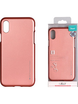JELLY METAL CASE FOR IPHONE X ROSE GOLD