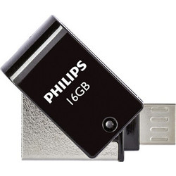 Philips 2 in 1 16GB USB Stick 2.0 με USB-A & micro USB