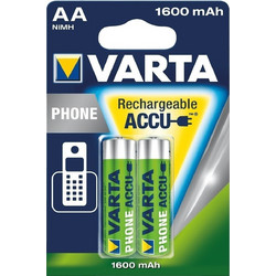 Varta Rechargeable Accu Phone AA 1600mAh 2τμχ
