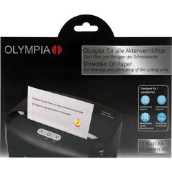 Olympia 9130 Χαρτί με λάδι για καταστροφείς εγγράφων 12 τμχ Α5