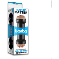 Lovetoy Training Master Double Side Stroker Pocket Pussy Anal & Mouth Αυνανιστήρι