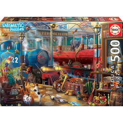 Puzzle Educa Enigmatic Train Station 500 Κομμάτια