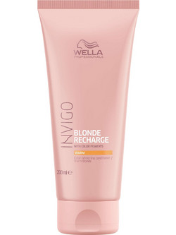 Wella Professionals Invigo Blonde Recharge Warm Blonde Conditioner για Προστασία Χρώματος & Επανόρθωση για Βαμμένα Μαλλιά 200ml