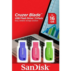 Sandisk Cruzer Blade 32GB USB Stick 2.0 με USB-A 3pcs