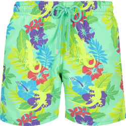 Vilebrequin Moorea Les Geckos Ανδρικό Μαγιό Σορτς Floral Πράσινο MOOH0B02-418
