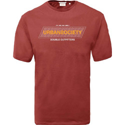 Graphic Print T-Shirt DOUBLE TS-164 Κόκκινο