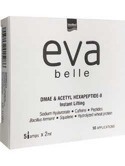 InterMed Εva Belle Instant Lifting Ampoules Αντιγηραντικό Serum Προσώπου για Σύσφιξη 5x2ml