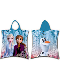 Dimcol Frozen 02 Παιδικό Πόντσο Θαλάσσης Γαλάζιο 50x115cm