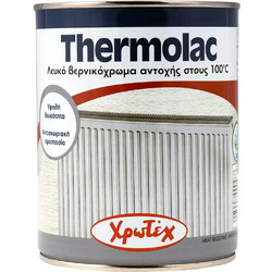 Χρωτέχ Thermolac Χρώμα Θερμοκρασίας Λευκό 0.75lt