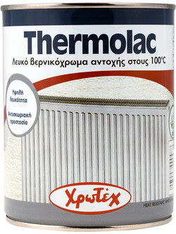 Χρωτέχ Thermolac Χρώμα Θερμοκρασίας Λευκό 0.75lt