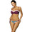 Marko Bikini Set Strapless με Ενίσχυση Floral Μωβ Πολύχρωμο M-452