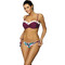 Marko Bikini Set Strapless με Ενίσχυση Floral Μωβ Πολύχρωμο M-452 Marko Bikini Set Strapless με Ενίσχυση Floral Μωβ Πολύχρωμο M-452