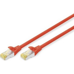 Digitus S/FTP Cat.6a Καλώδιο Δικτύου Ethernet 2m Red