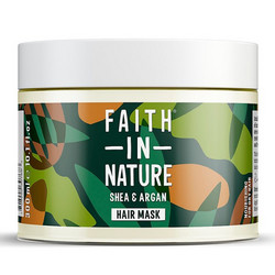 Faith In Nature Shea & Argan Hair Μάσκα Μαλλιών για Ξηρά & Σγουρά Μαλλιά 300ml