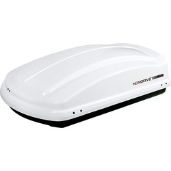 Nordrive Box Μπαγκαζιέρα Οροφής Αυτοκινήτου 330lt Λευκή