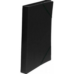 Κουτί Με Λάστιχο 33x25 - Ράχη 3cm - Μαύρο 84001