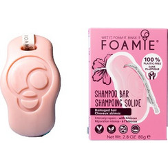 Foamie Hibiskiss Bar Σαμπουάν για Επανόρθωση για Ταλαιπωρημένα Μαλλιά 80gr