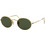 Ray-Ban RB3547 001/31 Ανδρικά Γυαλιά Ηλίου Στρογγυλά Μεταλλικά Χρυσά με Πράσινο Polarized Φακό