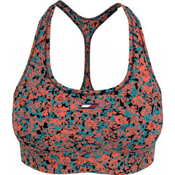 Tommy Hilfiger Sport Racer Bra Camo Print Αθλητικό Μπουστάκι με Μέτρια Στήριξη Πολύχρωμο S10S101155-0KQ