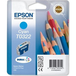 Epson T0322 Cyan Μελάνι Εκτυπωτή Inkjet C13T032240