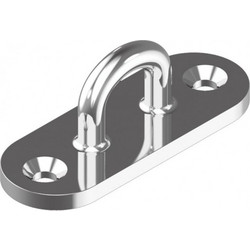 ΜΑΠΑ ΜΕ ΠΛΑΚΑ ΟΒΑΛ B 88mmX32mm INOX A4 OEM M8224
