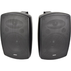 Adastra BH-8 Ηχεία Τοίχου 80W Αδιάβροχα Μαύρα (Ζεύγος)