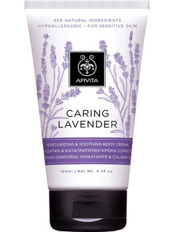 Apivita Caring Lavender Moisturizing & Soothing Ενυδατική Κρέμα Σώματος 150ml