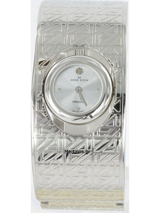 Anne Klein Diamond Γυναικείο Ρολόι με Ασημί Μεταλλικό Μπρασελέ 10-8623SVSV