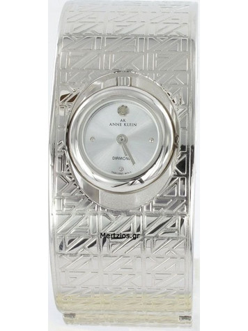 Anne Klein Diamond Γυναικείο Ρολόι με Ασημί Μεταλλικό Μπρασελέ 10-8623SVSV