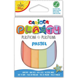 Carioca Plasty Set 6 Χρωμάτων Gluten Free
