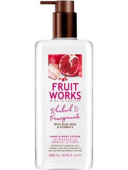 Fruit Works Pomegranate & Rhubarb & And Ενυδατική Lotion Σώματος 500ml