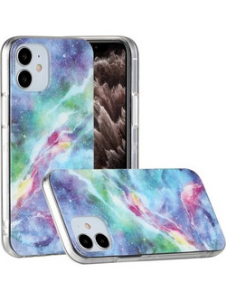 Θήκη Σιλικόνης TPU Σχέδιο Μάρμαρο για iPhone 12 mini - Πολύχρωμο