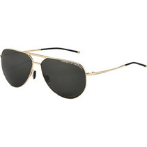 Porsche Design P8688 B Ανδρικά Γυαλιά Ηλίου Aviator Μεταλλικά Χρυσά με Γκρι Polarized Φακό