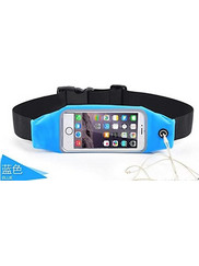 Universal Splashproof Sports Running Arm/Waste Belt Band Blue