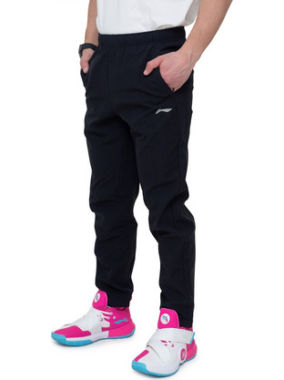 Li-Ning Training Series Warm 3D Ανδρικό Παντελόνι Φόρμας Fleece με Λάστιχο Μαύρο AYKN423-1