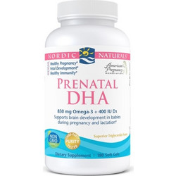 Nordic Naturals Prenatal DHA 830mg 180 Μαλακές Κάψουλες