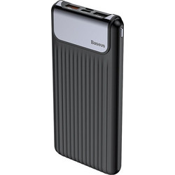 Baseus PPYZ-C01 Power Bank 10000mAh με 2 Θύρες USB-A Quick Charge 3.0 Black
